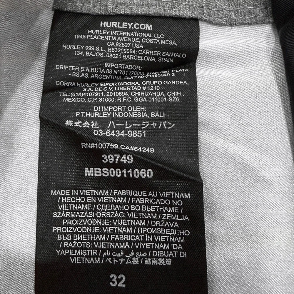 Hurley item new