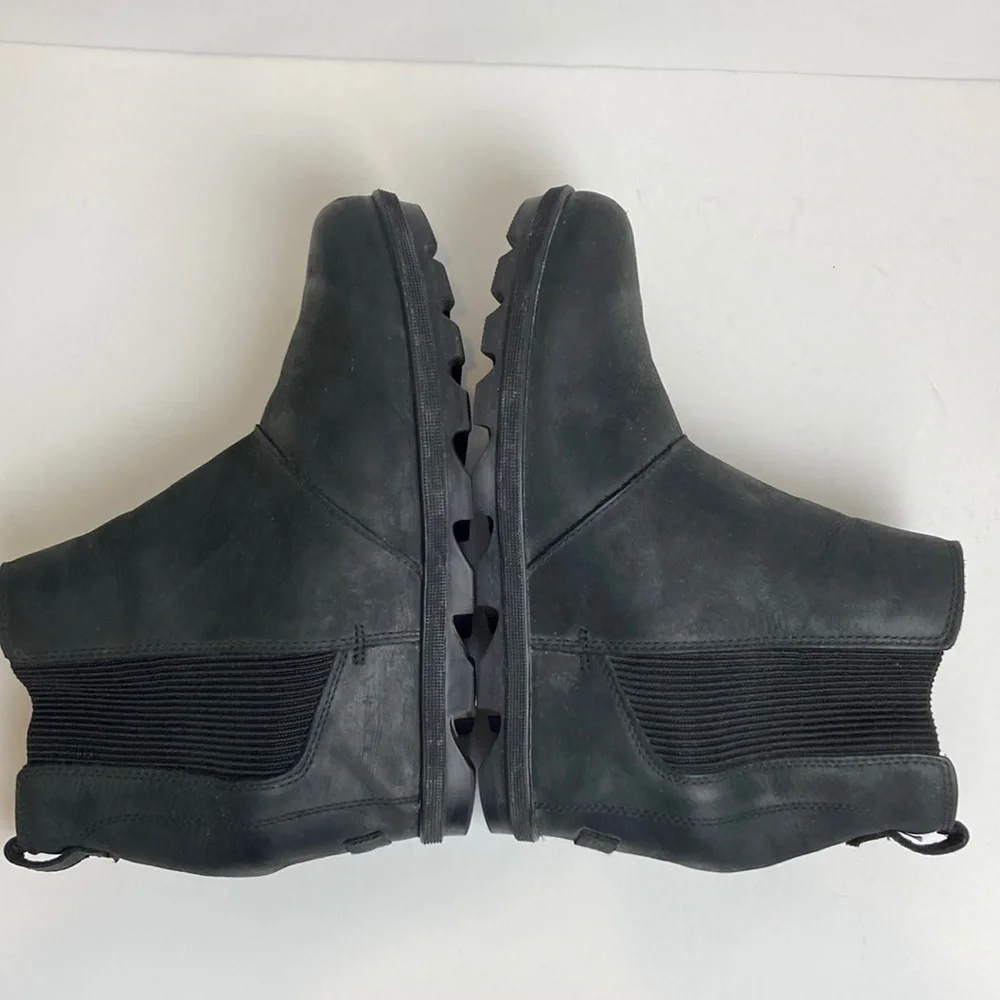 Sorel Joan of Arctic Wedge II Chelsea Bootie Leather 10 Winter Fall Gorpcore
