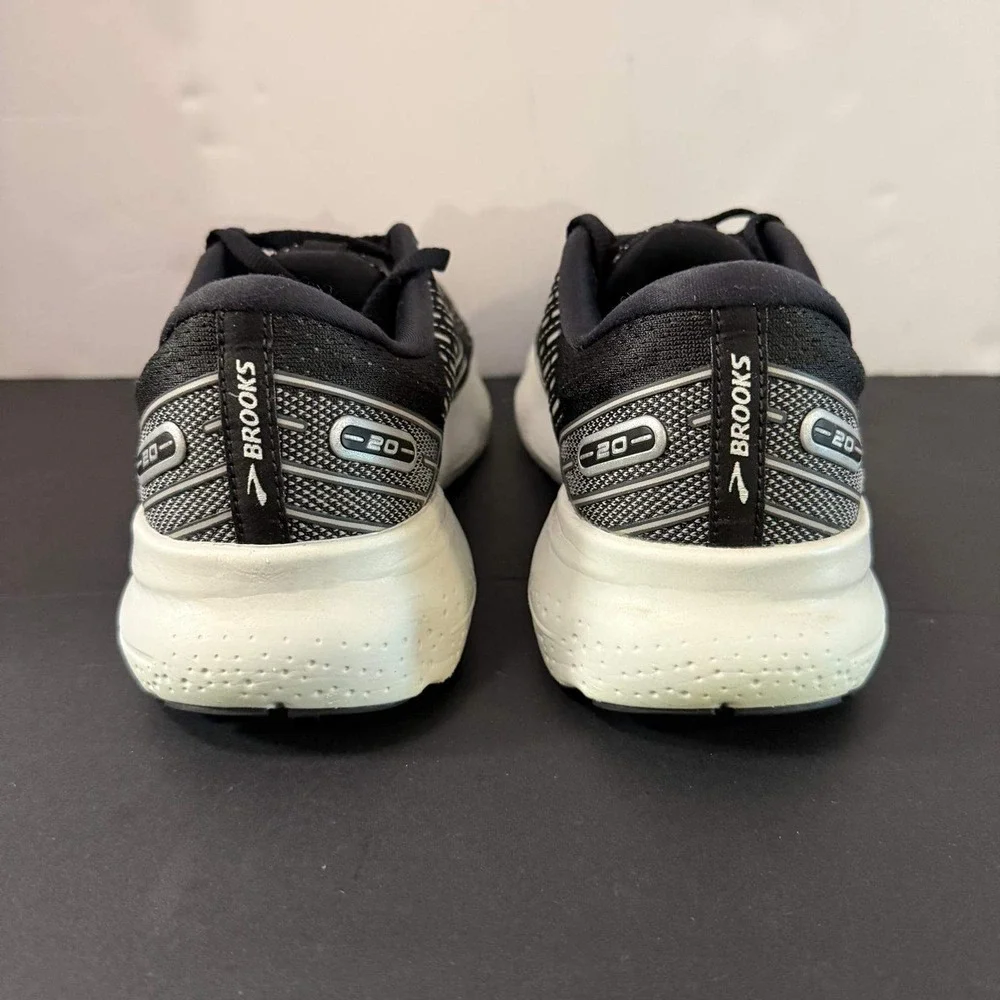 Brooks Glycerin 20 Womens Running Shoes Black White 1203691B059 Size 8.5 B