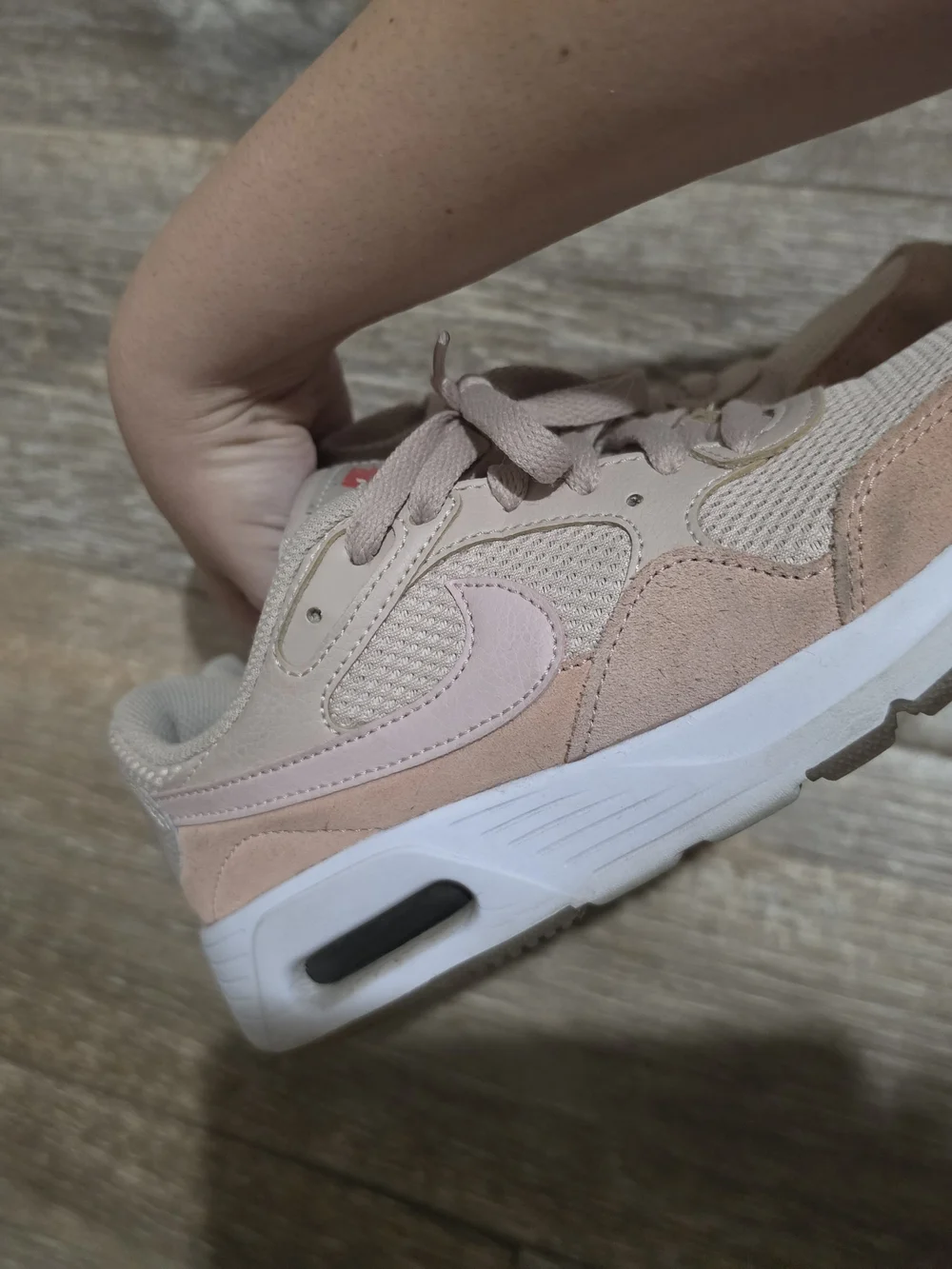 Nike Nude Pink Air Max Women's Light Pink Running Sneakers Size 6