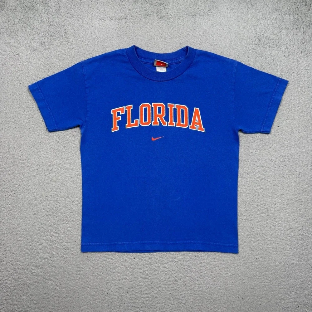 Kids Vintage Y2K Nike Florida Gators Center Swoosh T-shirt