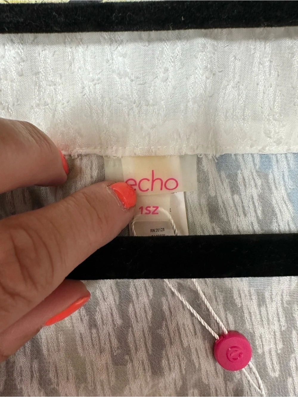 Echo white woven