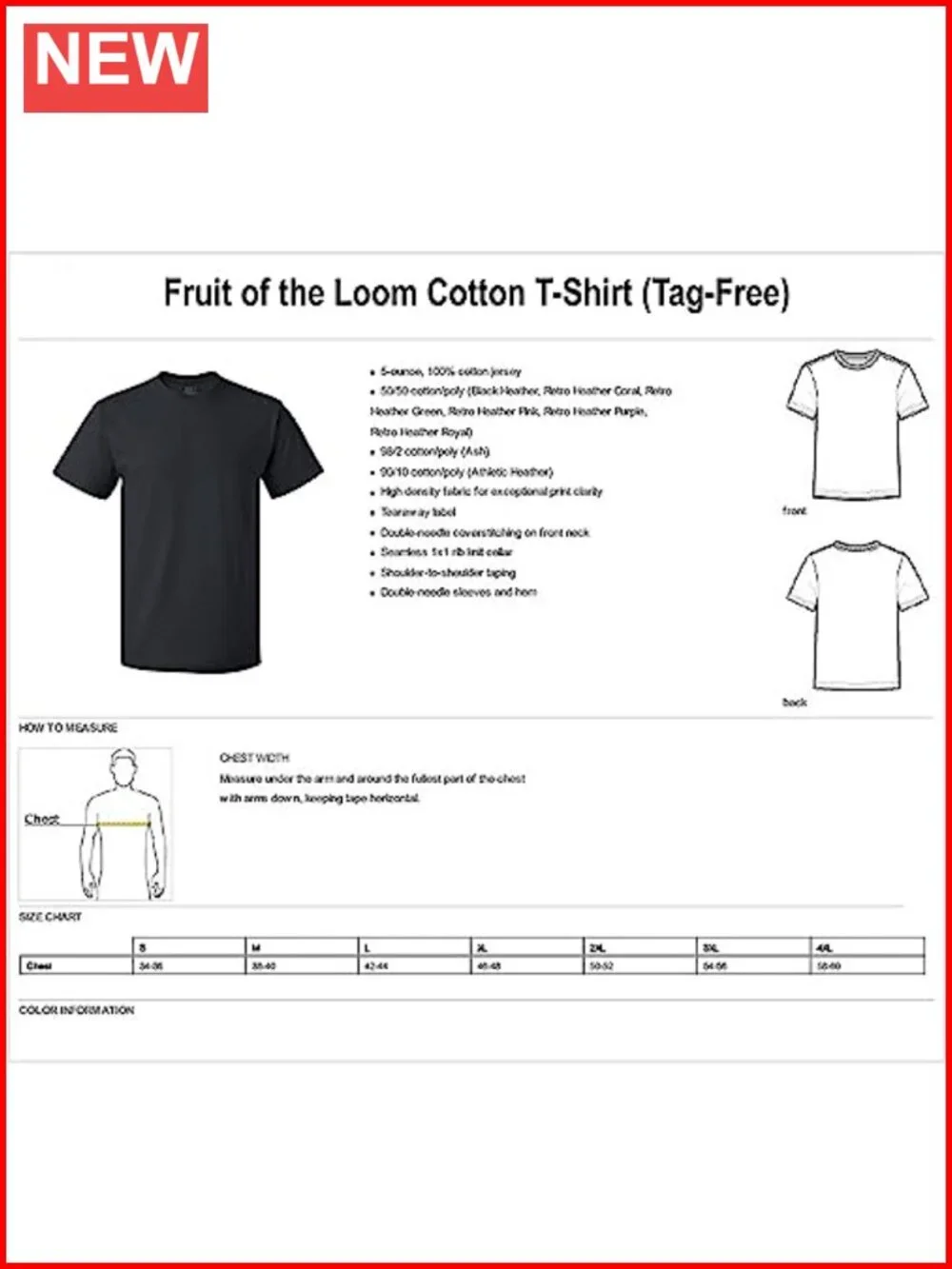 N/A men’s cotton