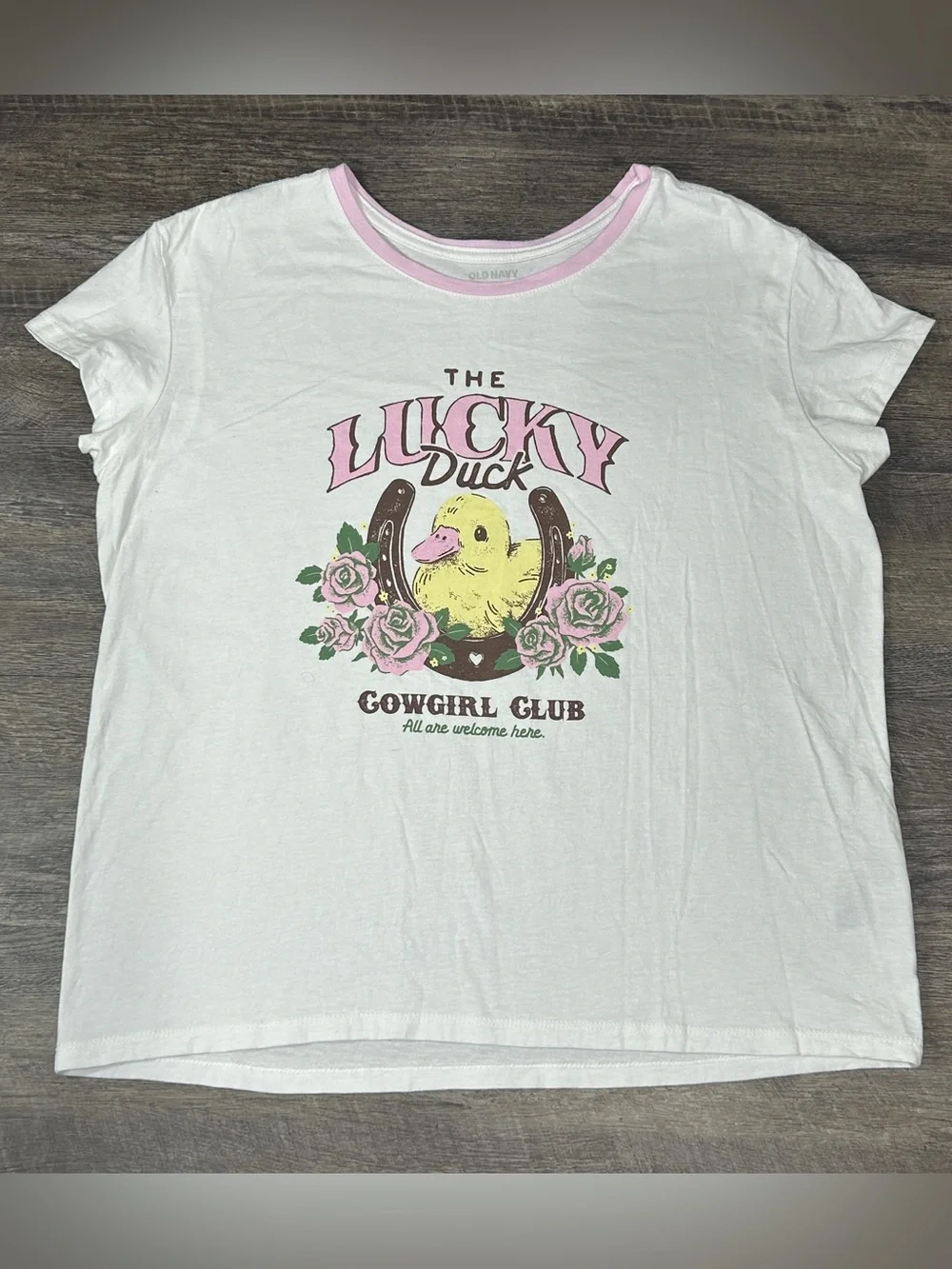 (0001) Girls: XXL 18/18 Plus Old Navy Graphic Tee Short Sleeve 5pc Bundle- B2