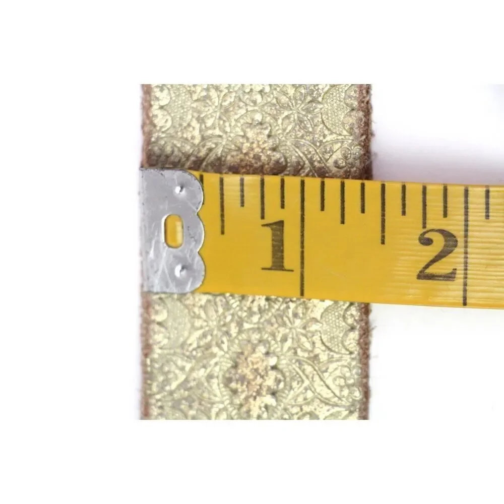 Unbranded tooled gold