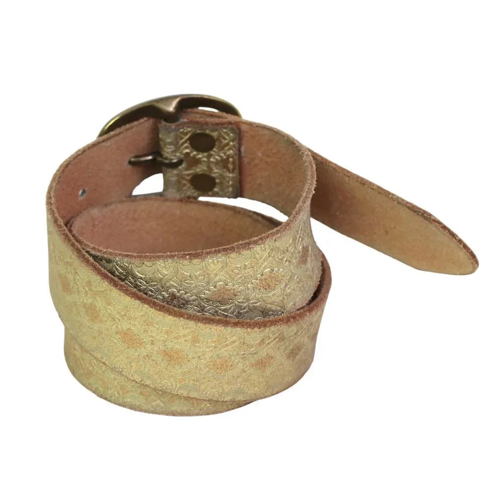 Unbranded tooled gold