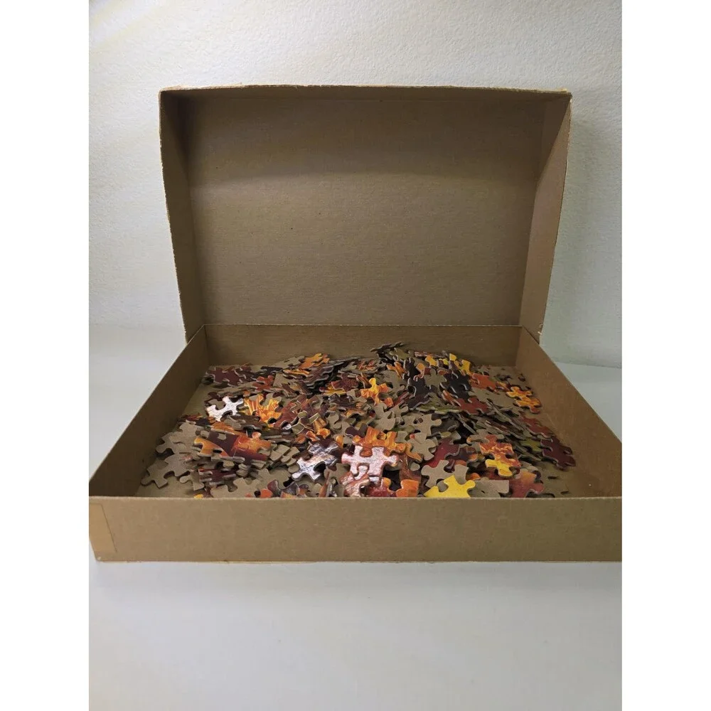 Vintage Kodacolor 550 Piece Jigsaw Puzzle Fruits of Autumn, Complete Premium