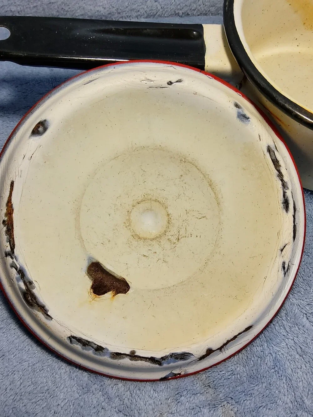 Enamelware exact see red