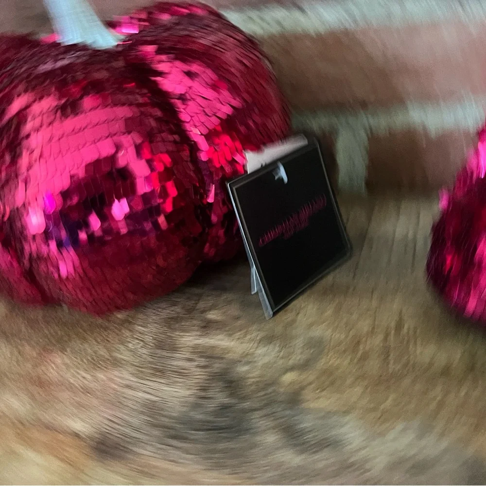 Christian Siriano pink sequins, ghost and pumpkin perfect for Halloween nwt