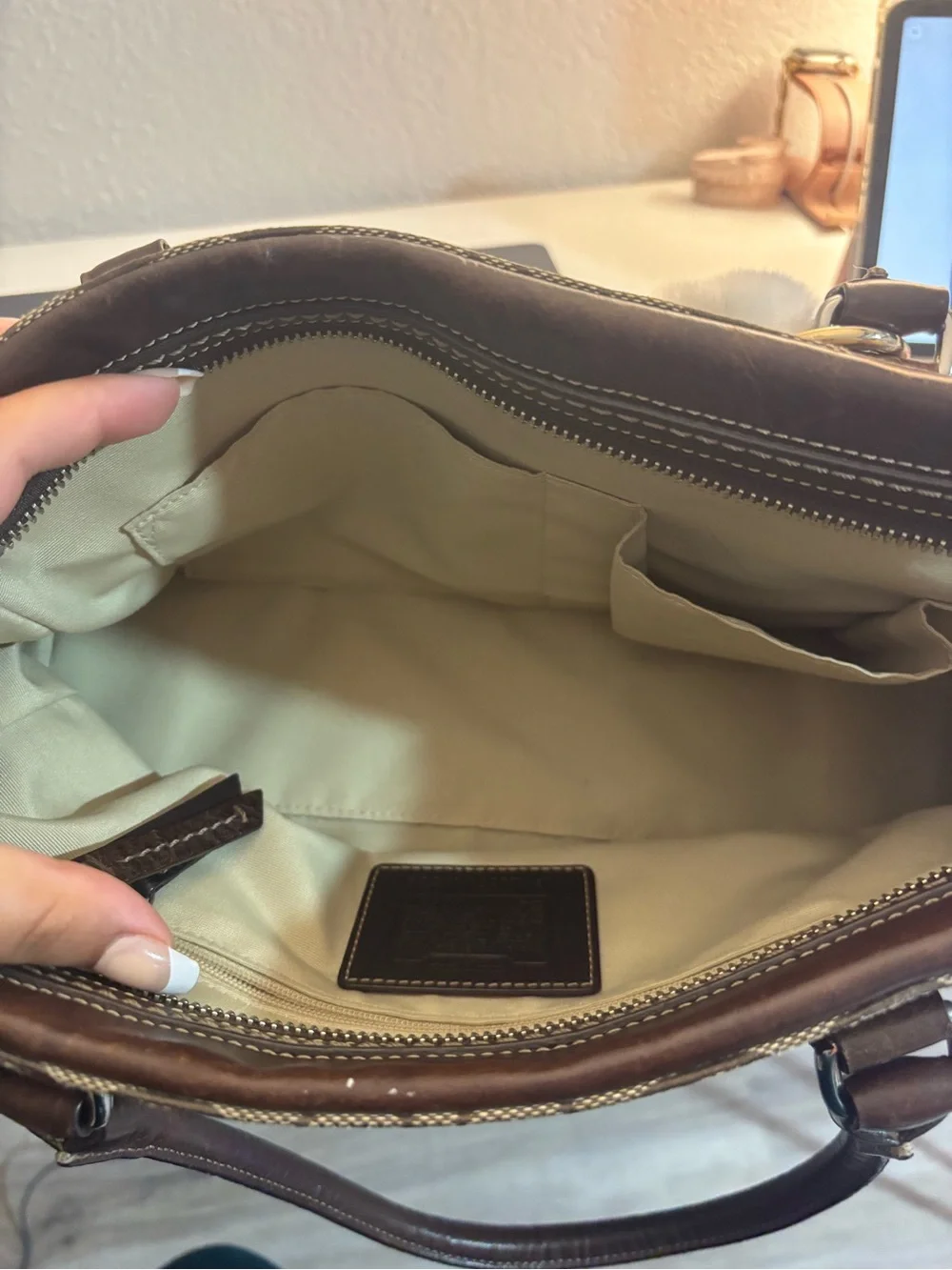 Coach signature canvas