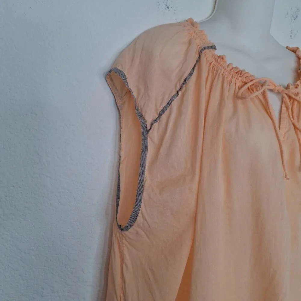 We The Free Tunic Sz XS Boxy Relaxed Cottagecore Boho Beach Cover Up