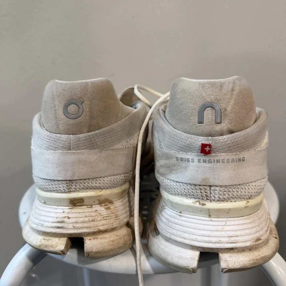 On Cloud Cloudnova Triple White Cloudtec Running Shoes 26.99115 Men's Size 13