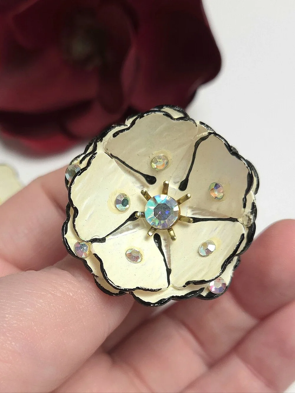 Handmade vintage acrylic