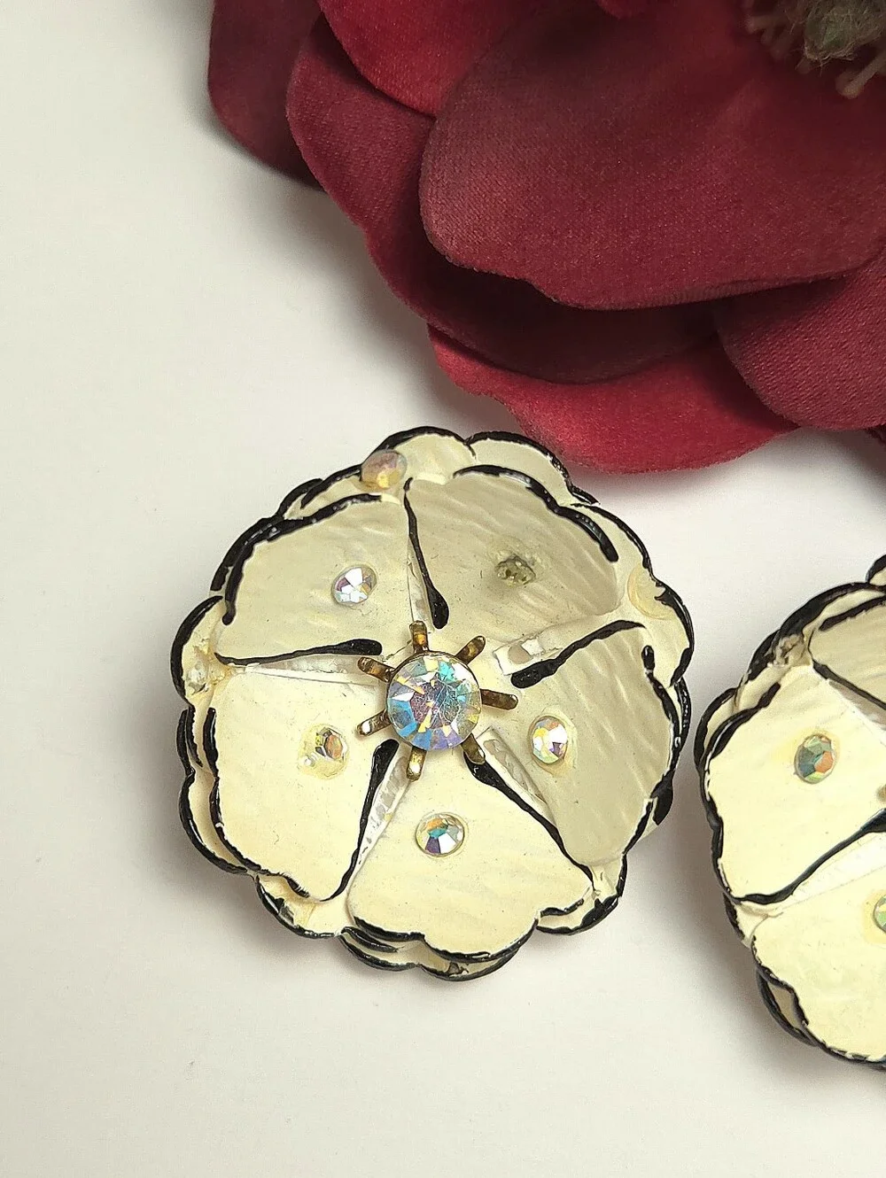 Handmade vintage acrylic