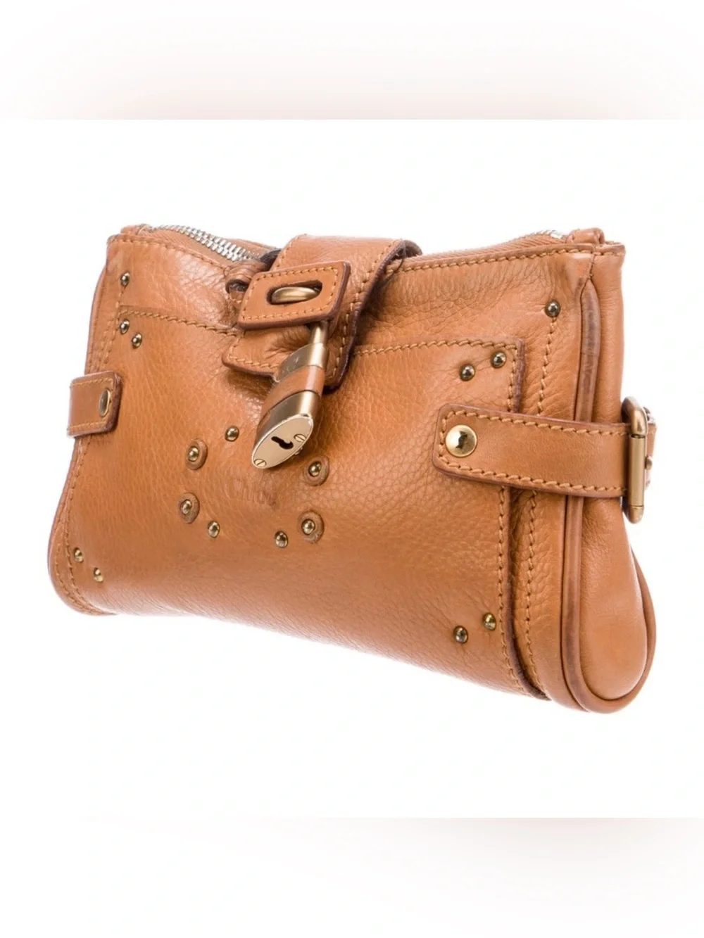 ⁦Chloé clutch bag, RARE Paddington leather clutch