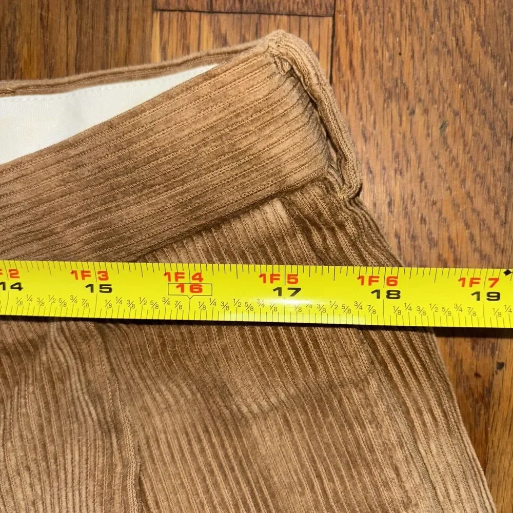 Brooks Brothers 346 Corduroy Pants Mens 35‎ X 30 Brown Pleated Cuffed Preppy