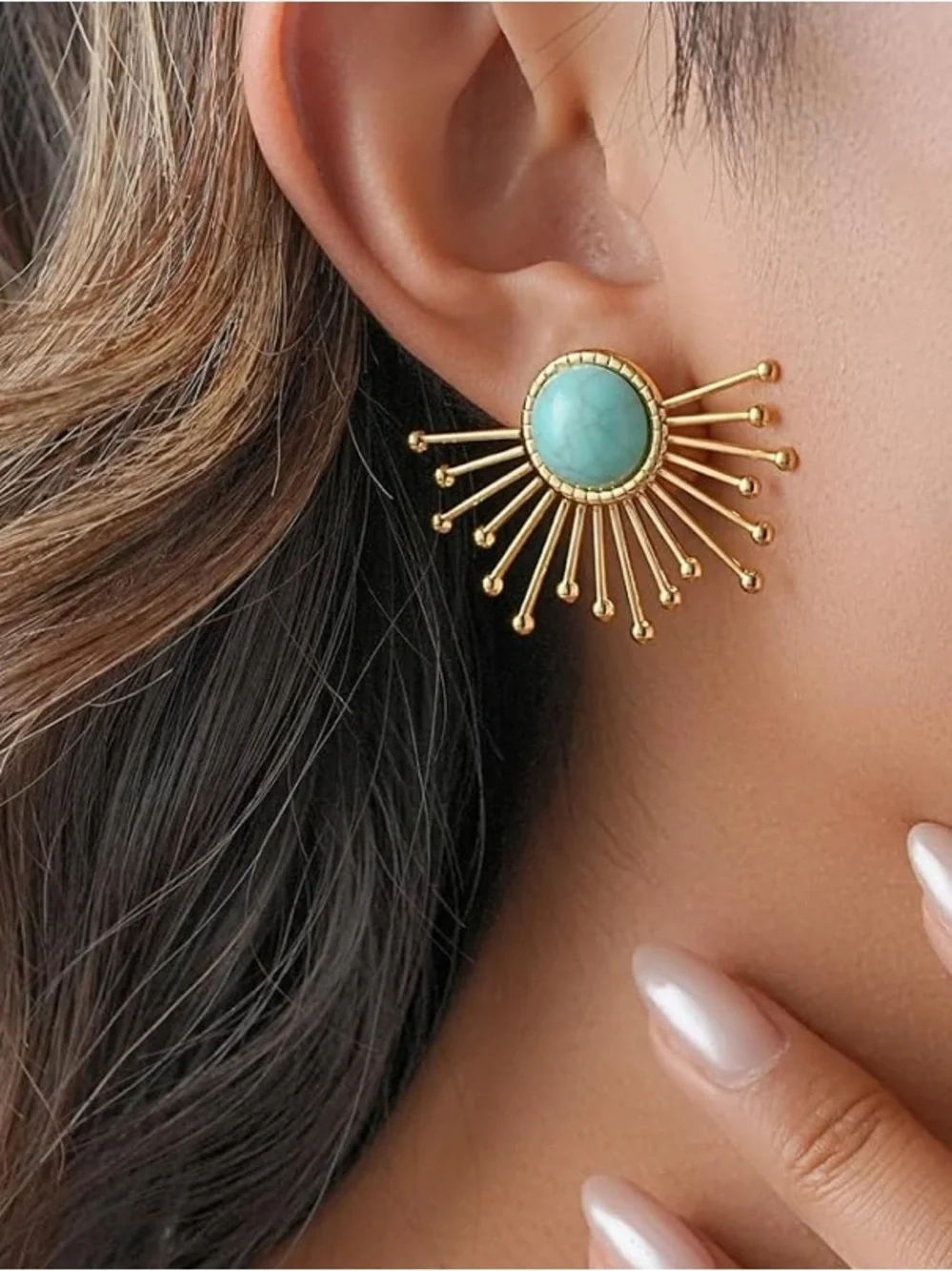 Anthropologie gold fan