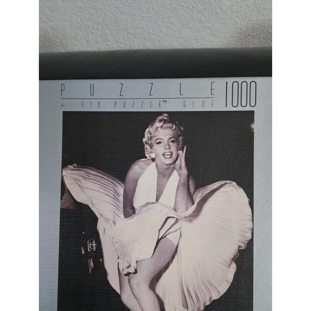 Marilyn Monroe Silver Screen Legends Puzzle + Glue (1000 Pc) Fink & Co. 1995 NEW