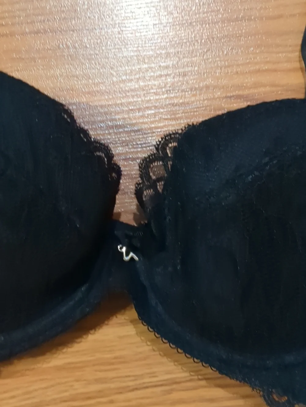 NWT Gossard Glossies Superboost Lace Underwire Plunge Bra Black Size 30 DD/E