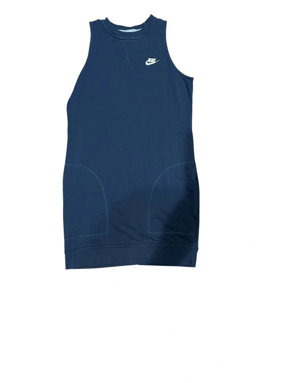 Nike Sportswear Sleeveless Tennis Dress Y2K Navy Blue medium