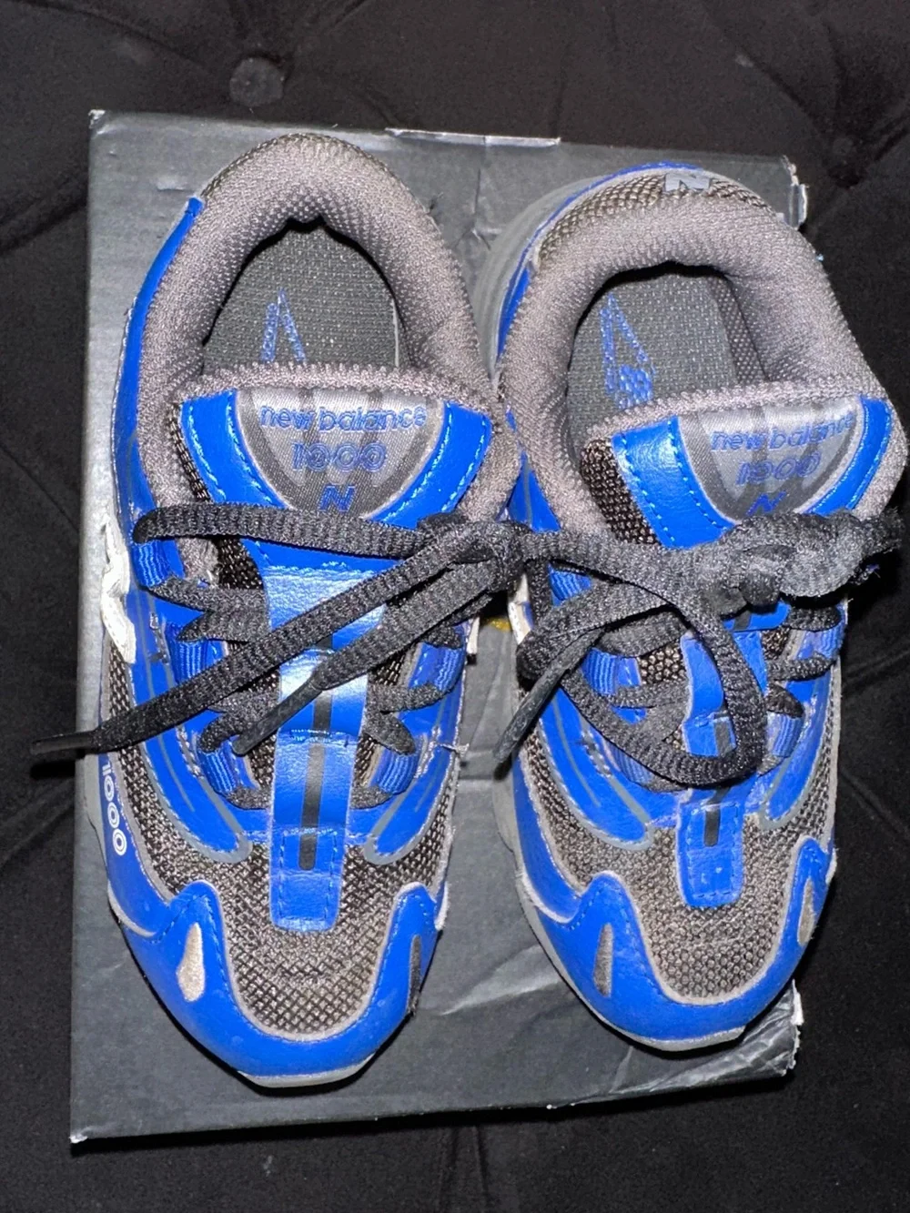 New Balance Kids Blue and Black 1000 Sneakers