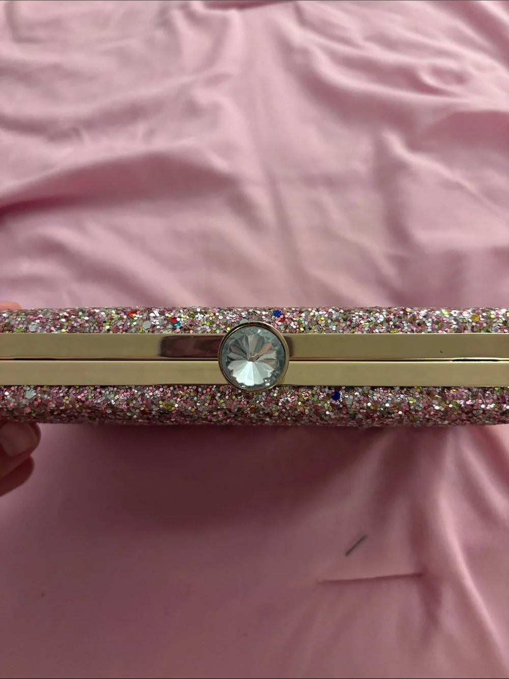 N/A pink clutch