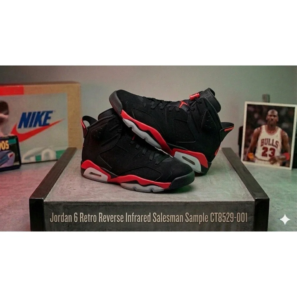 Air Jordan 6 Retro Reverse Infrared‎ Salesman Sample CT8529-001 11M VNDS No box