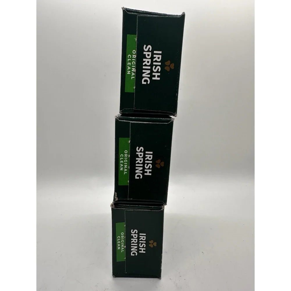 Irish Spring Original‎ Clean Soap Lot of 3 Bars 3.7oz Each Fresh Deodorant