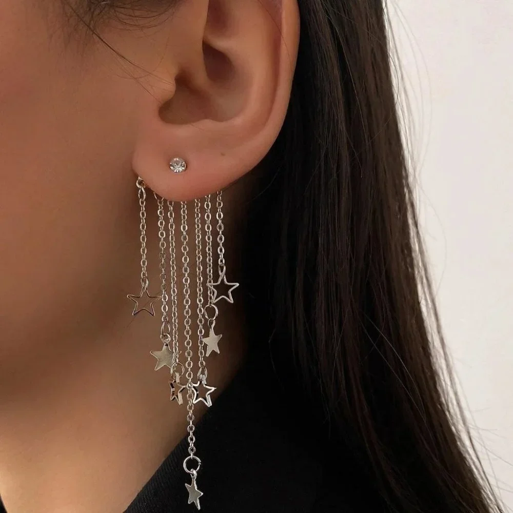 Star Decor Earring Jackets