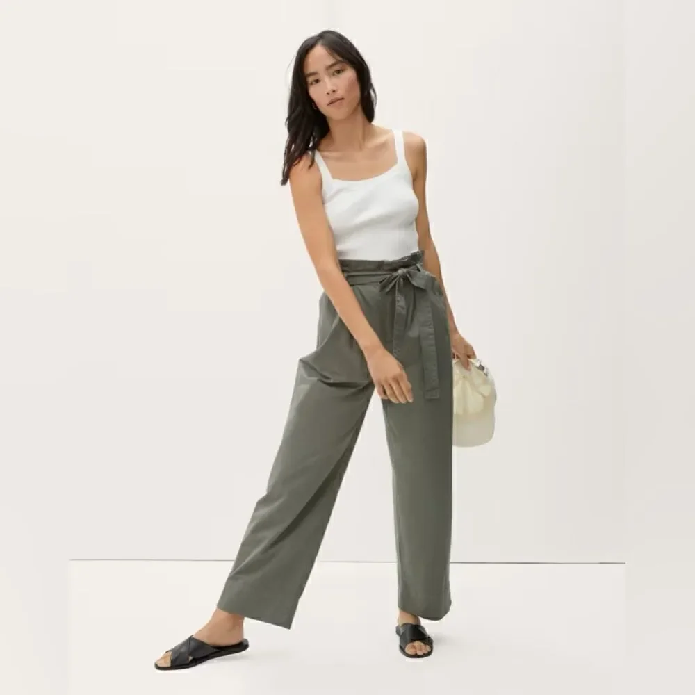 NEW Everlane The Day Crossover Sandal in Black leather