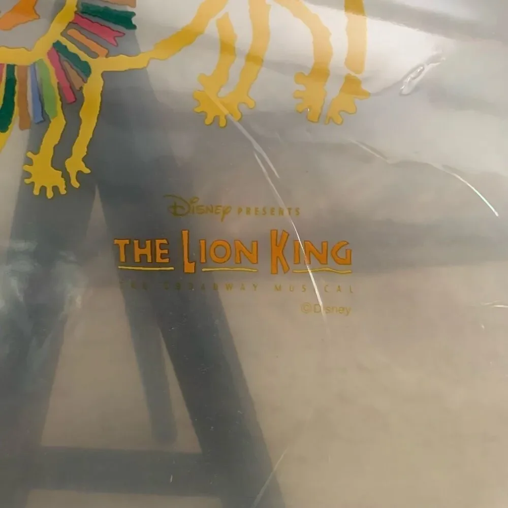 Vintage Disney’s the Lion King on broadway souvenir folders  set of 2