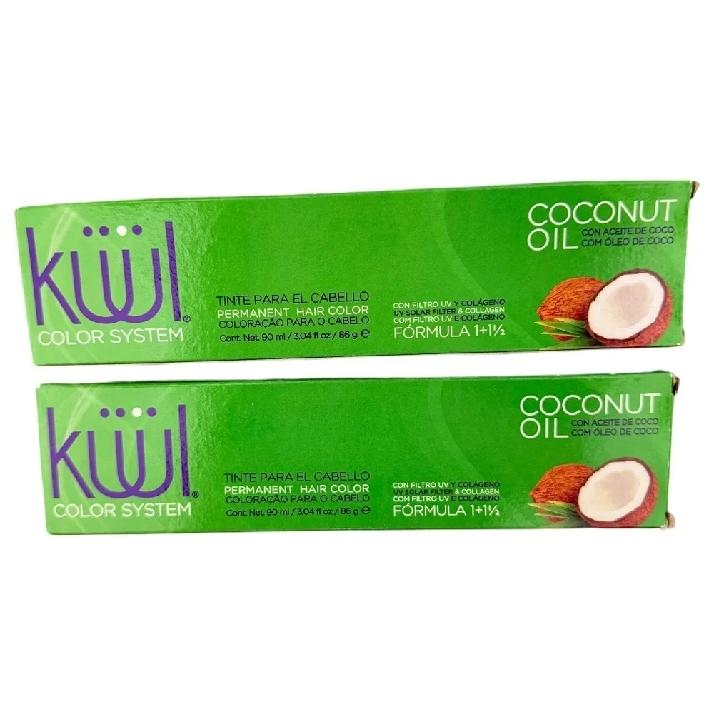 Küül 7.44 Deep Copper Blonde Hair Color‎ – 2×3.04 oz Tubes | Permanent Salon Dye