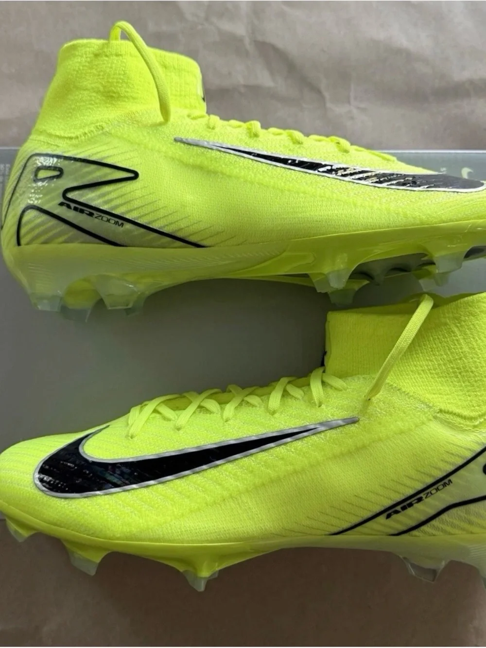 Nike Zoom Mercurial Superfly 10 Elite FG Mad Voltage Pack Mens size 7.5 Soccer!