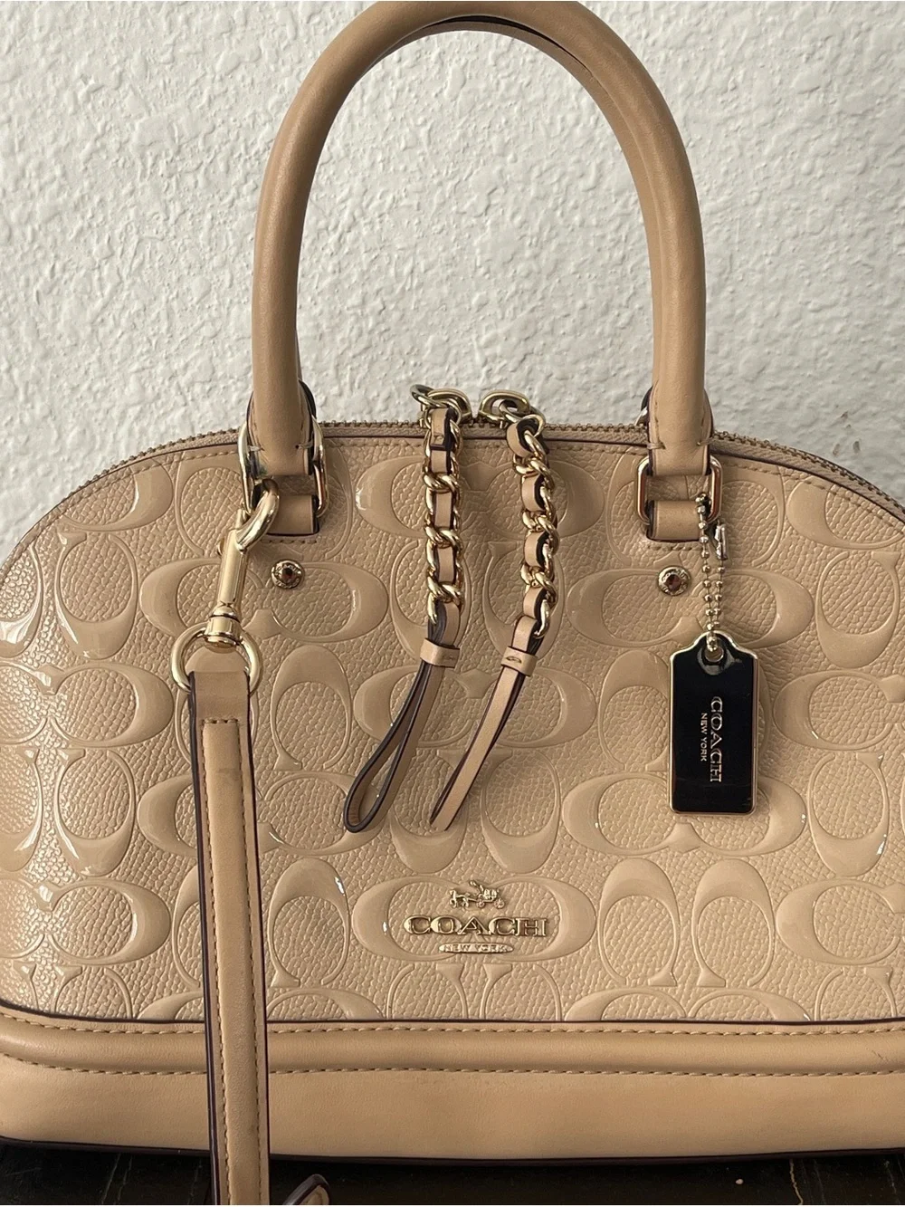 Coach crossbody signature handles