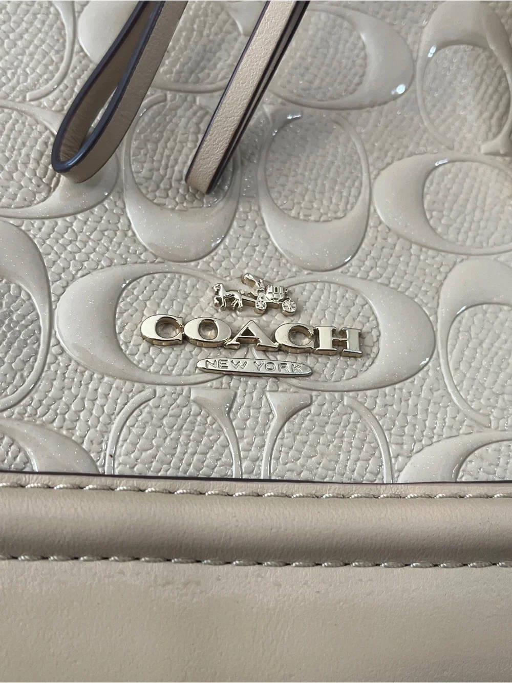 Coach hardware logo signature