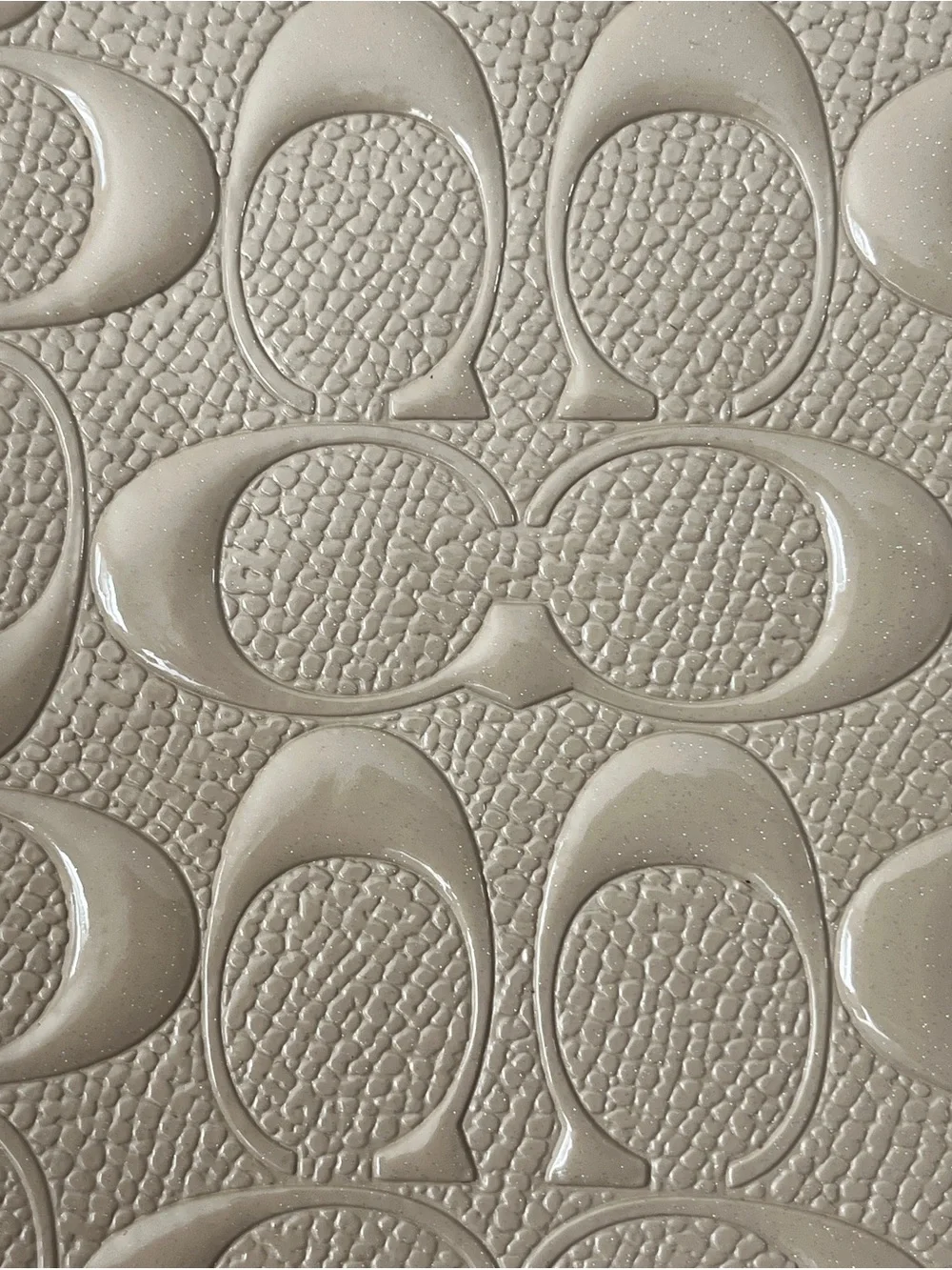 Coach pebbled pattern satchel