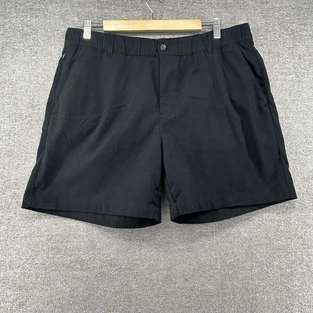Wowie Daily Shorts Men Size XL Black Casual Elastic Waist
