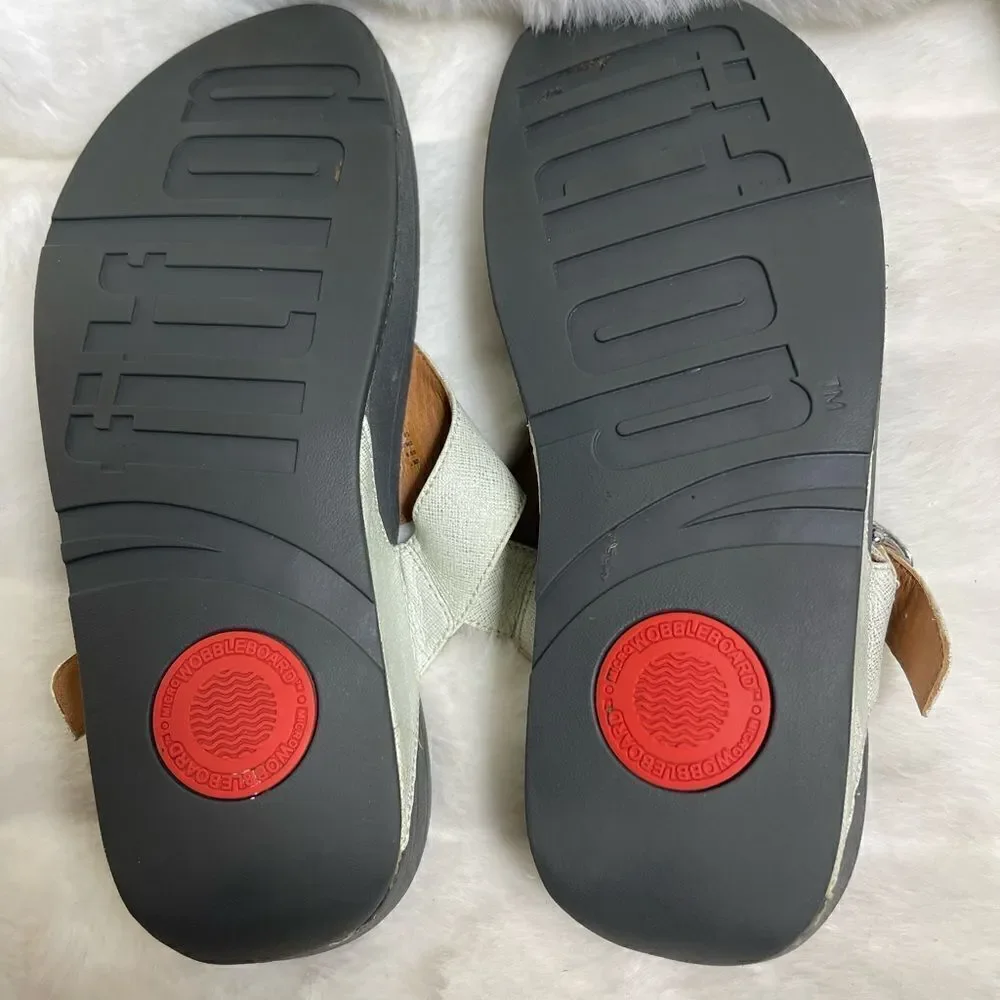 Fitflop white iridescent