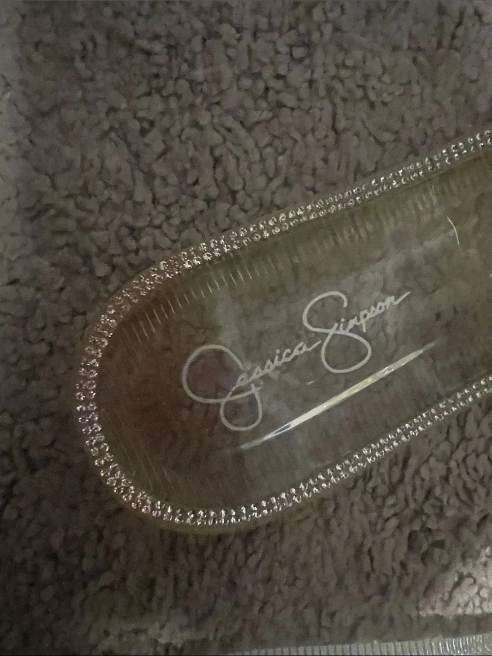 Jessica Simpson slip bead clear