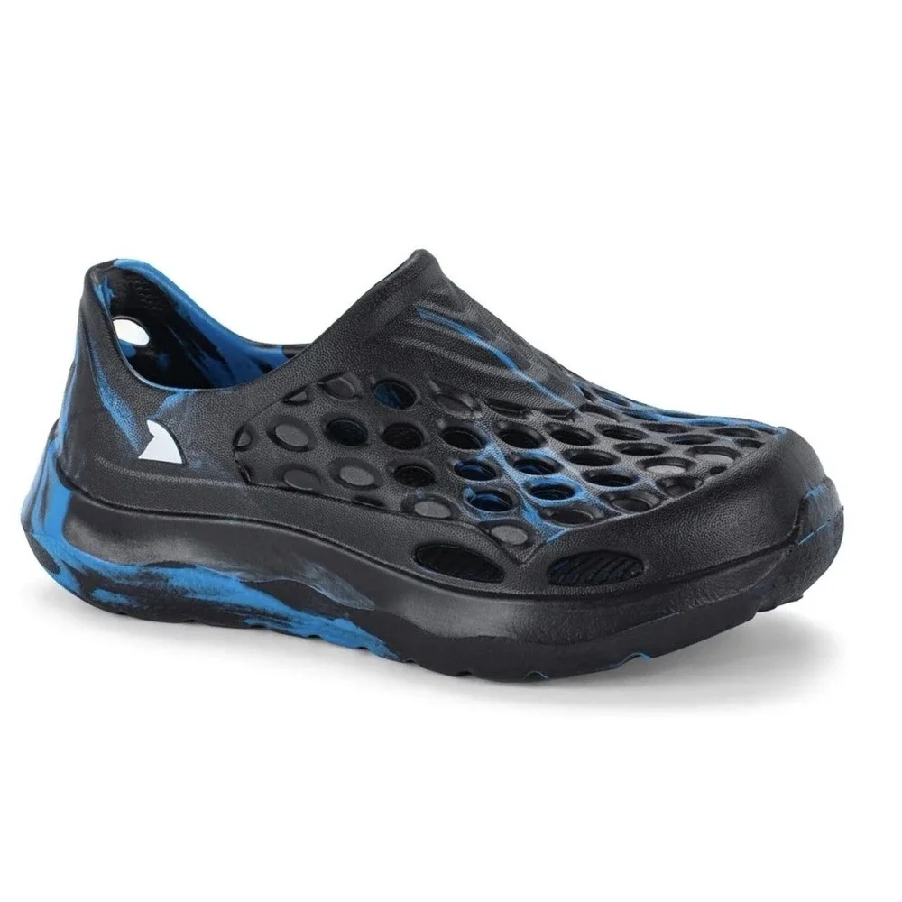Rugged Shark-Toddler-Size‎ 7-Slip on-Water Sneakers-Blue-Black-NWT