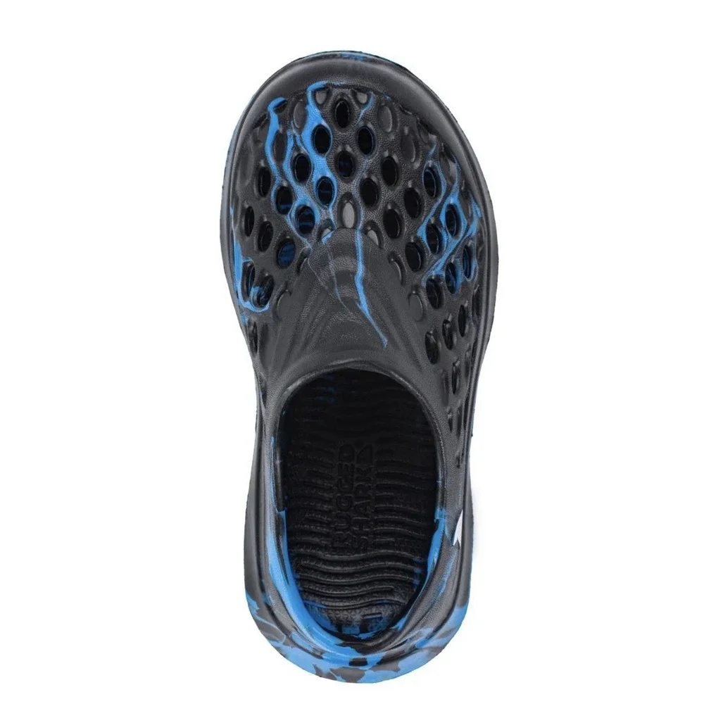 Rugged Shark-Toddler-Size‎ 7-Slip on-Water Sneakers-Blue-Black-NWT