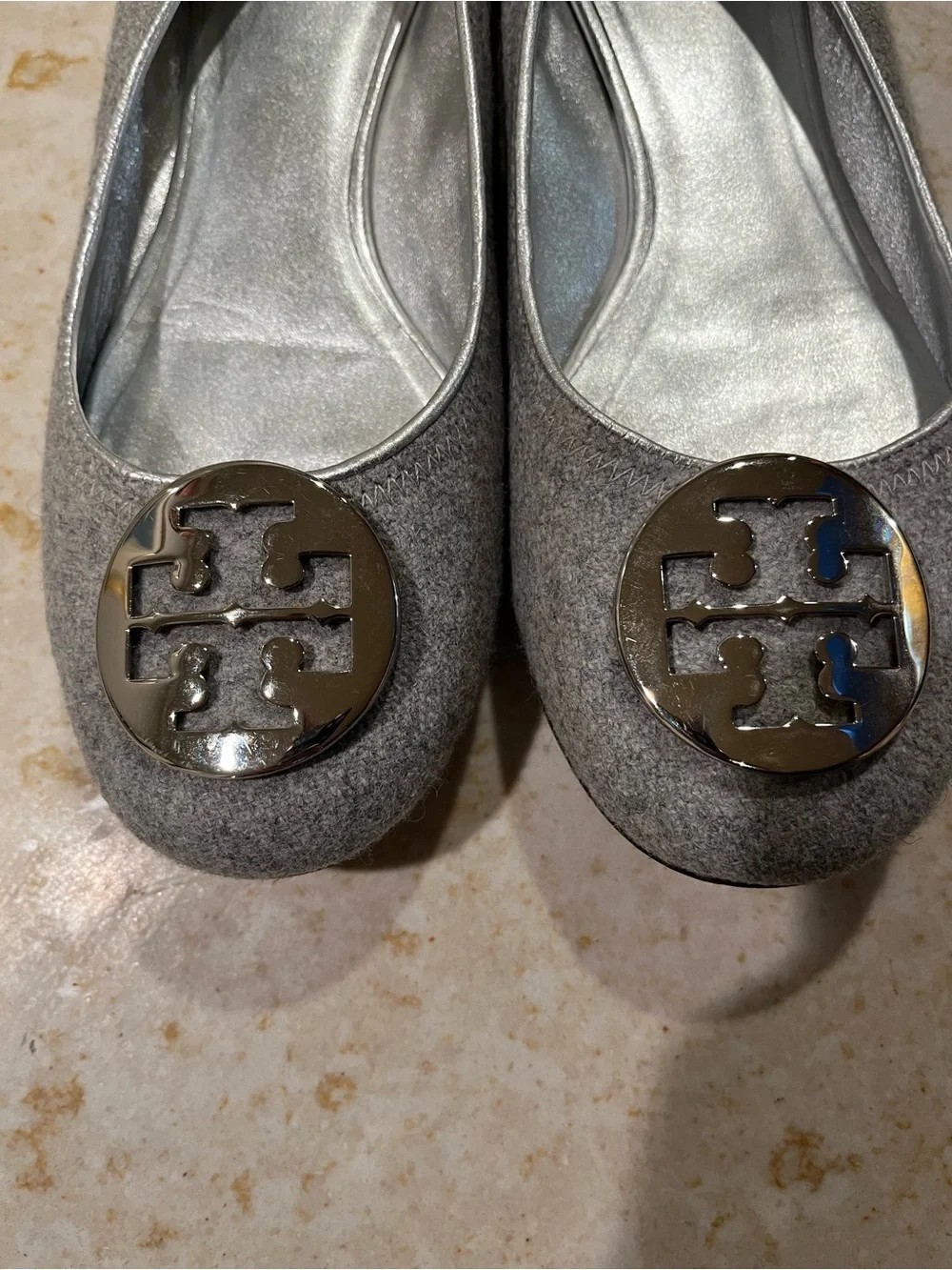 Tory Burch shiny size