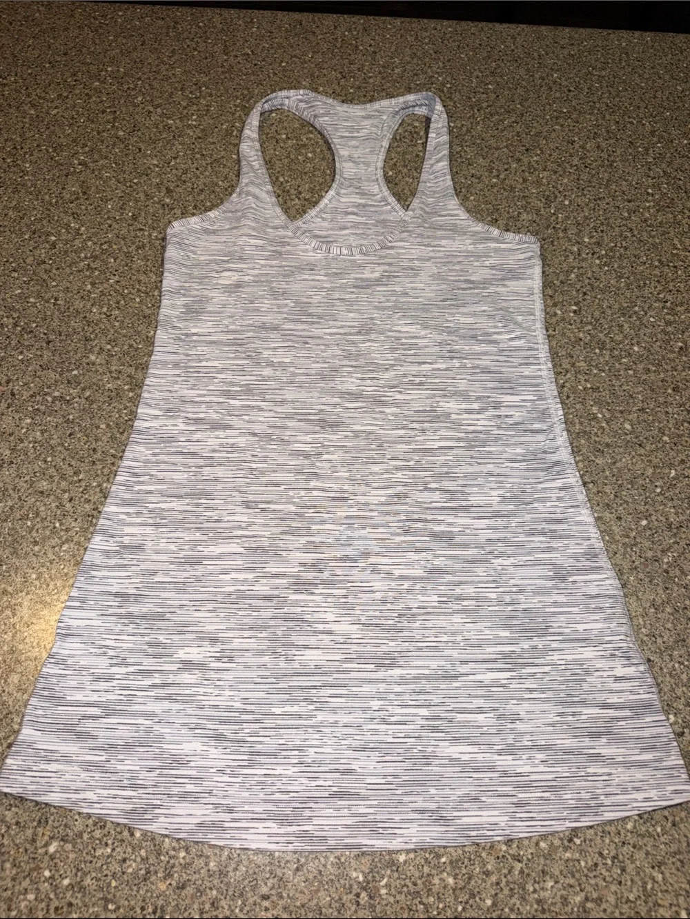 lululemon athletica Gray Heathered Racerback Tank
