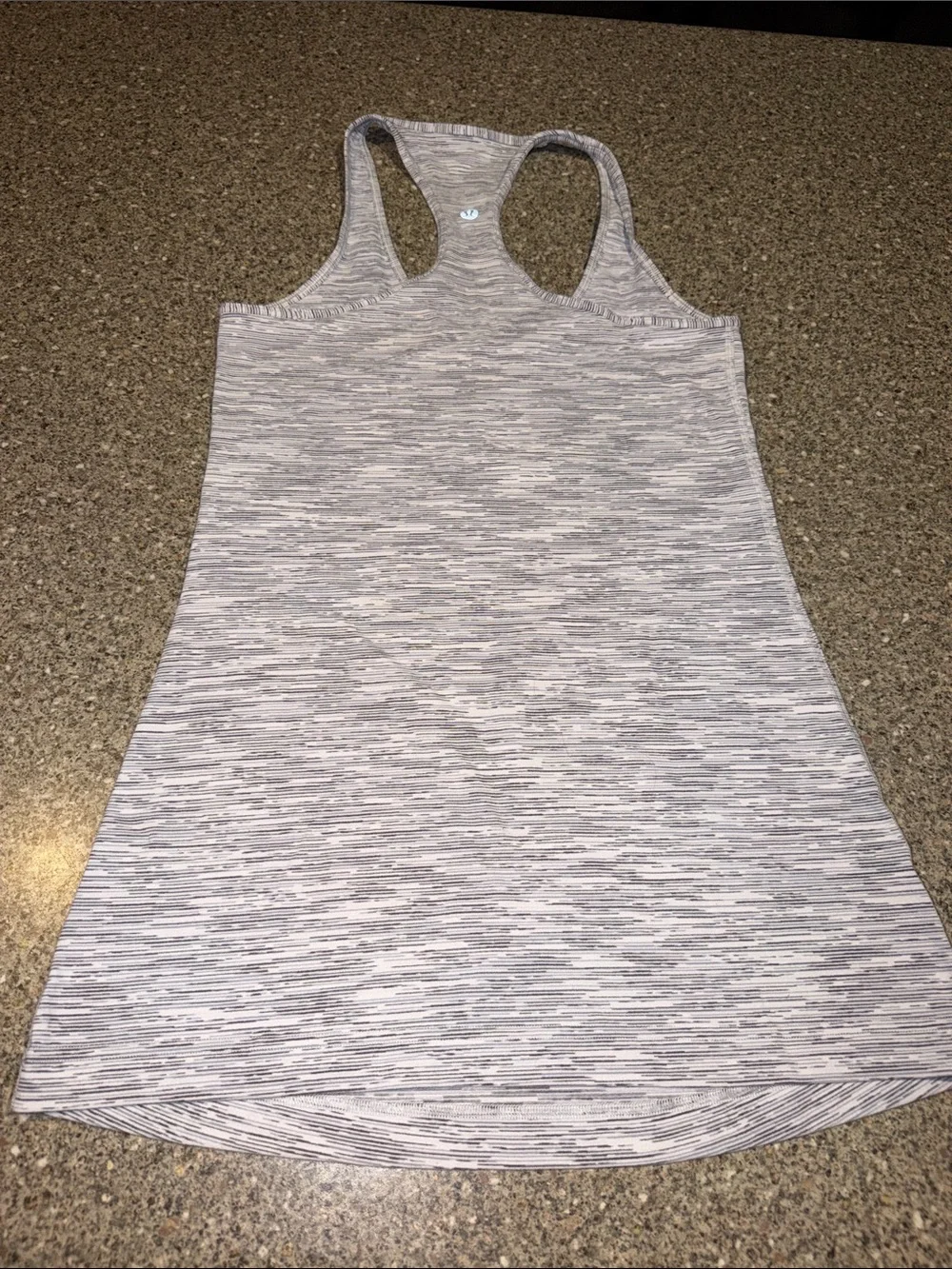 lululemon athletica Gray Heathered Racerback Tank