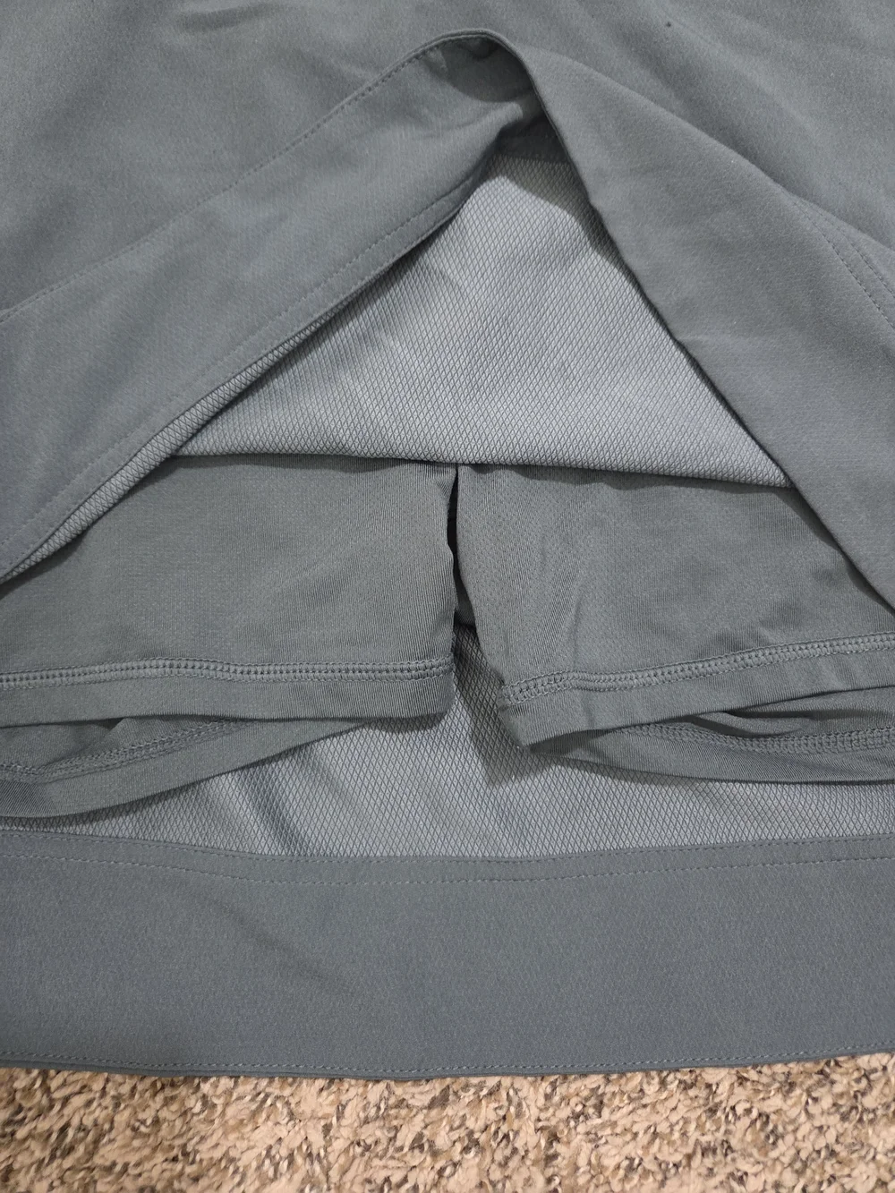 32 Degrees Teal Blue Athletic Skort with Stretch Waistband
