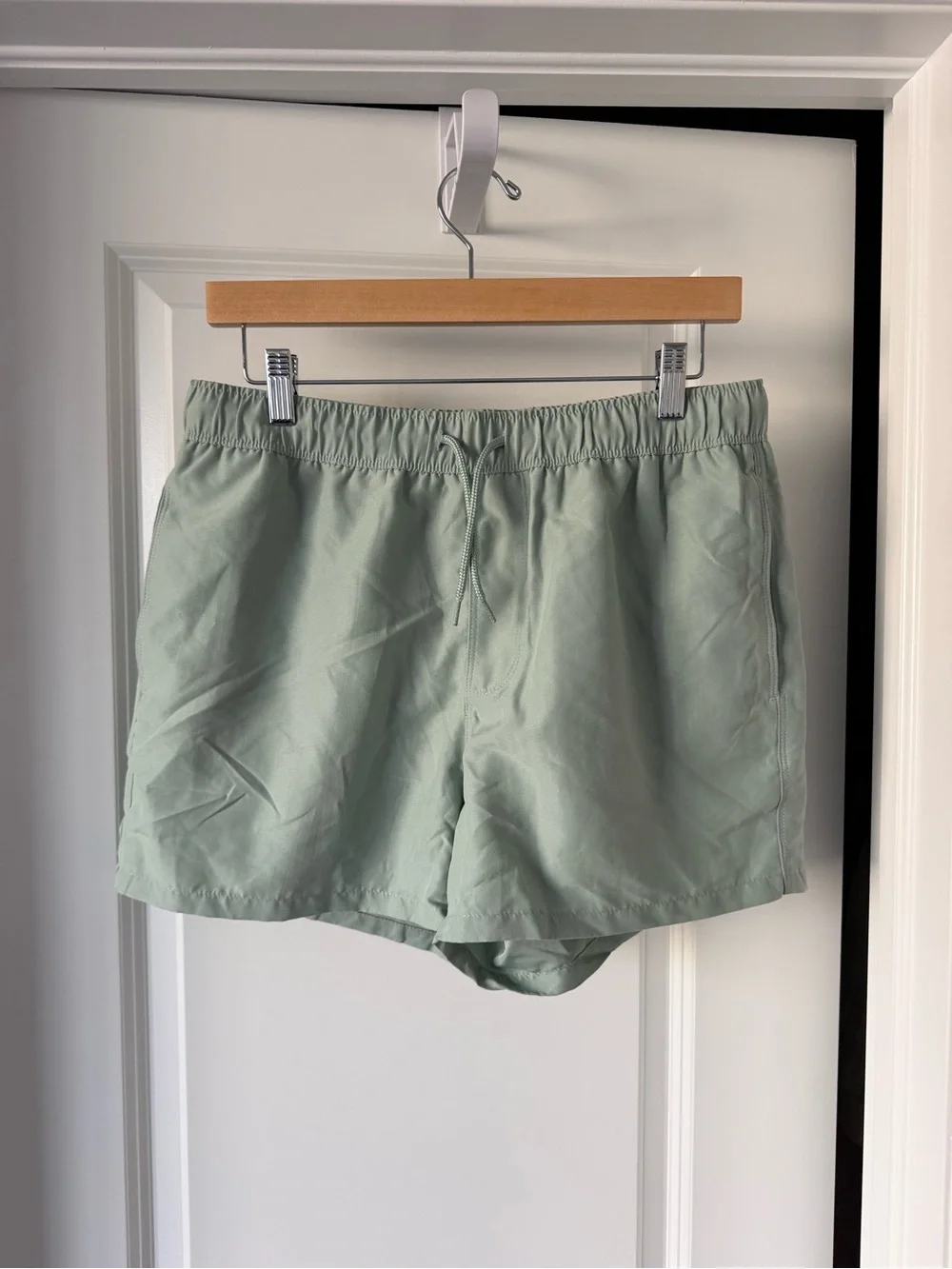 ASOS Sage Green Athletic Drawstring Shorts