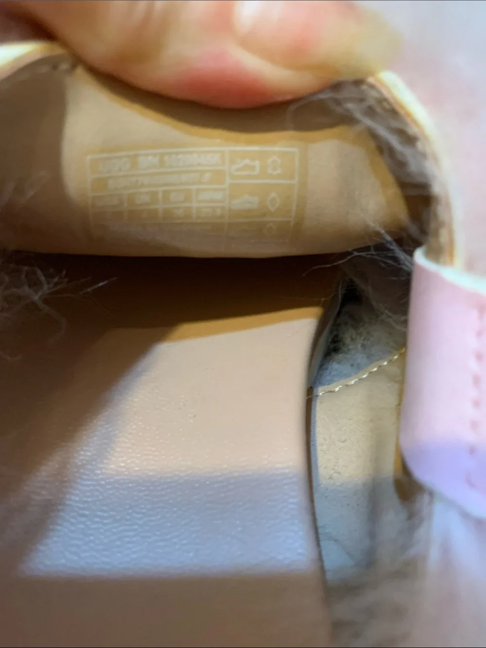 UGG Pink Fuzzy Slingback Slides