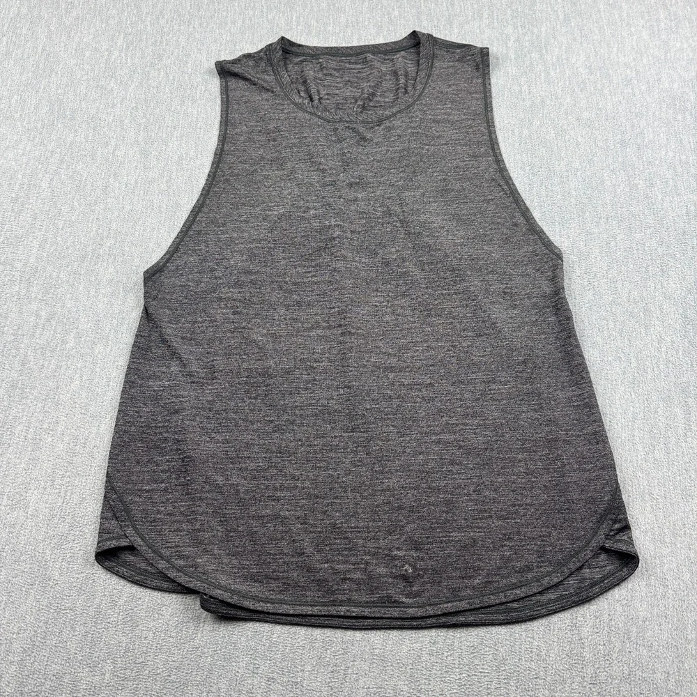 Lululemon Tank Top Womens 10 Heathered Gray In A Cinch‎ Sleeveless Athletic Gym