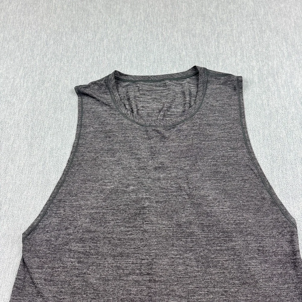 Lululemon Tank Top Womens 10 Heathered Gray In A Cinch‎ Sleeveless Athletic Gym