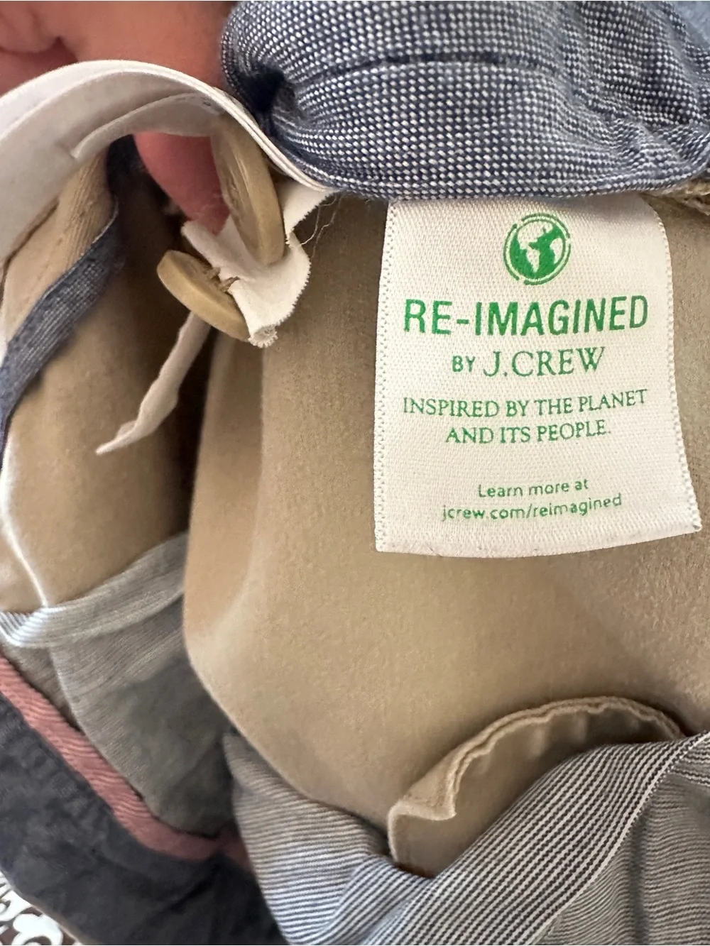 J. Crew tan chino